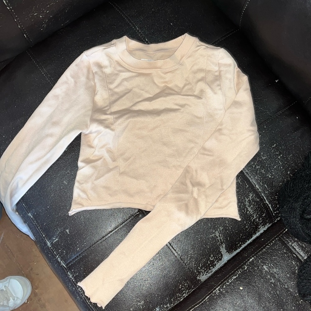 long sleeve crop top from forever 21